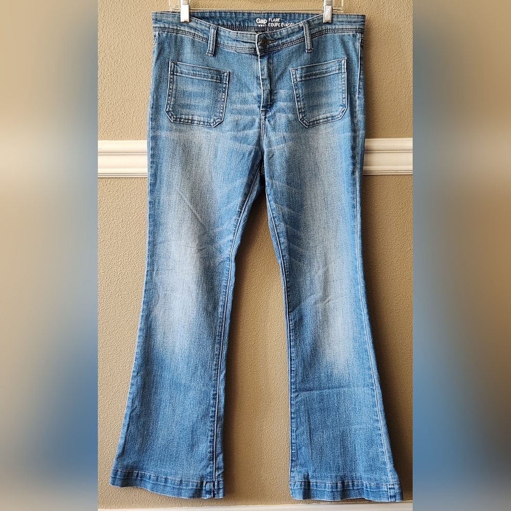 Women's GAP Throwback 70's Flare Jeans size 14